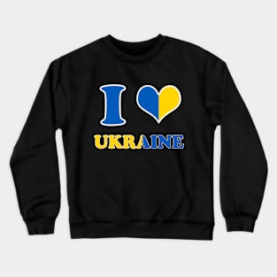 I LOVE UKRAINE Crewneck Sweatshirt